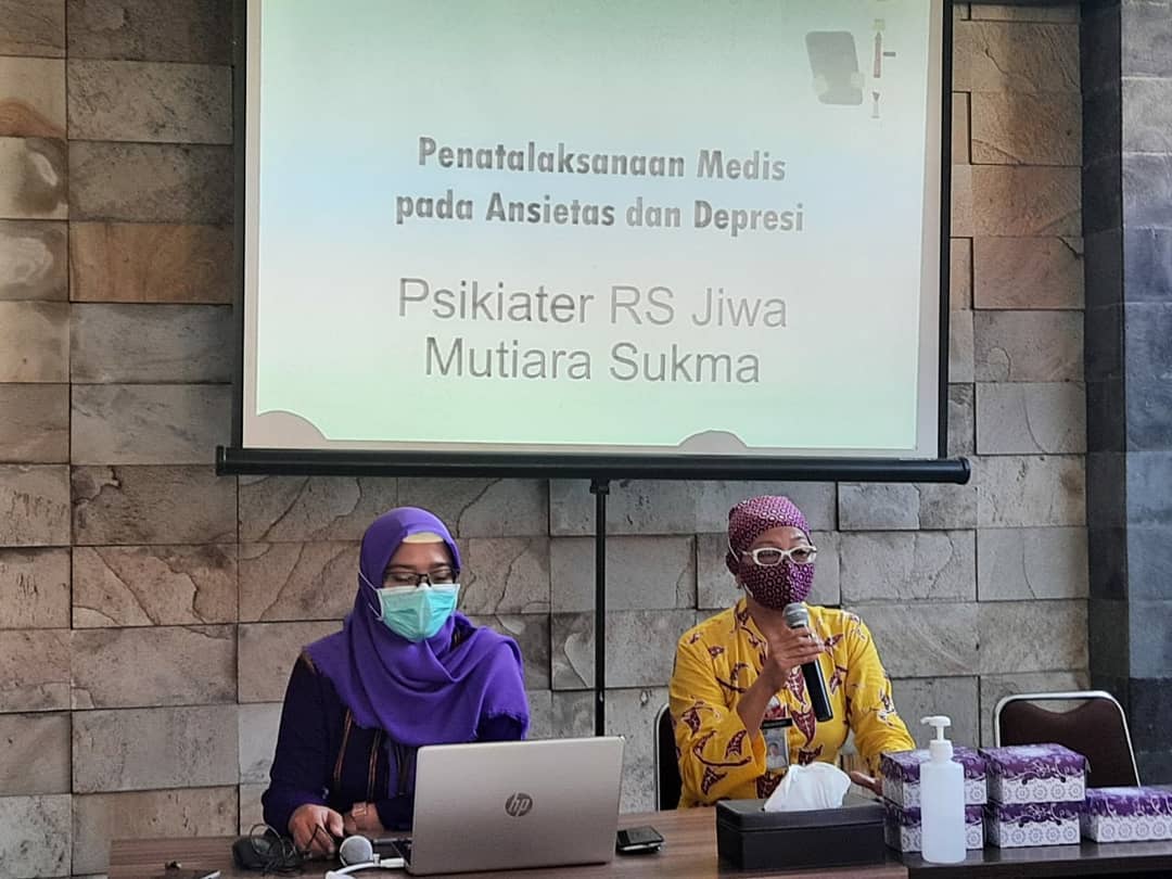 NAKES RS. BIOMEDIKA SANGAT KHIDMAT MENGIKUTI PELATIHAN DKJPS DARI RSJ MUTIARA SUKMA